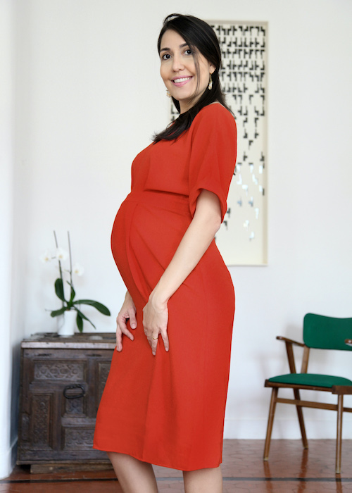 R154-tailored-red-maternity-V-back-midi-dress-38