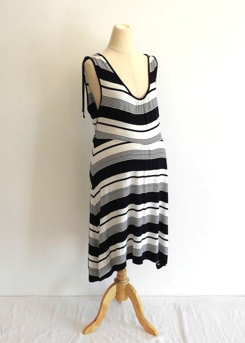 striped-tshirt-belted-maternity-dress-1
